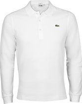Lacoste Sport slim fit polo - poloshirt lange mouw - wit -  Maat: S