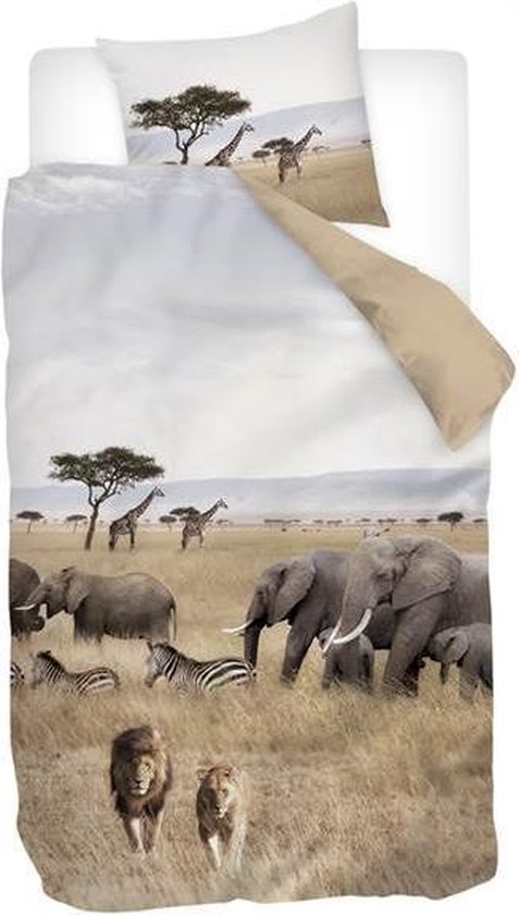 Snoozing African Animals - Dekbedovertrek - Multi kleur
