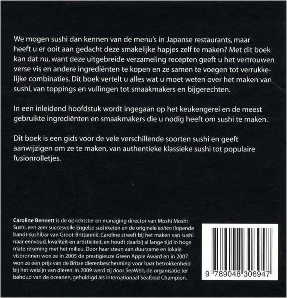 500 sushi - back cover