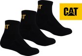 CATERPILLAR SOKKEN - CAT Work Quarters sokken - 47/50 - zwart - 3 paar