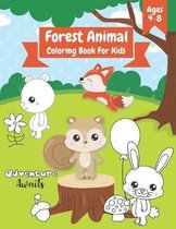 Forest Animal Coloring Book For Kids