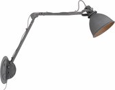 Schitterende lamp Jesper wandlamp lichtgrijs beton