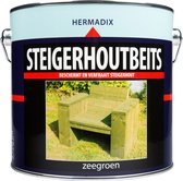 Hermadix Steigerhoutbeits - 2,5 liter - Zee groen