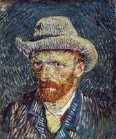 DP Diamond Painting Zelfportret Vincent van Gogh 50 x 60 cm - volledige bedekking - vierkante steentjes - Kwaliteitsproduct van DP!