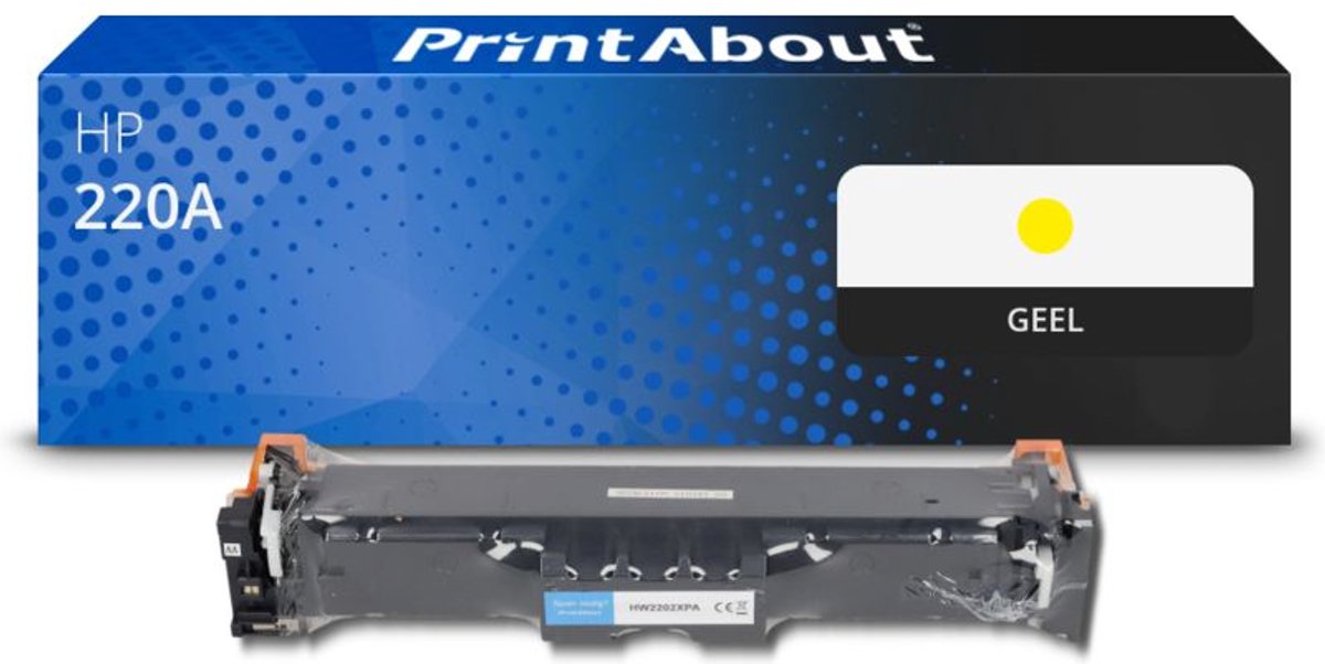 PrintAbout Huismerk HP 220A (W2202A) Toner Geel