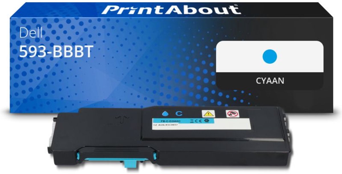 Dell 488NH (593-BBBT) toner cyaan Huismerk