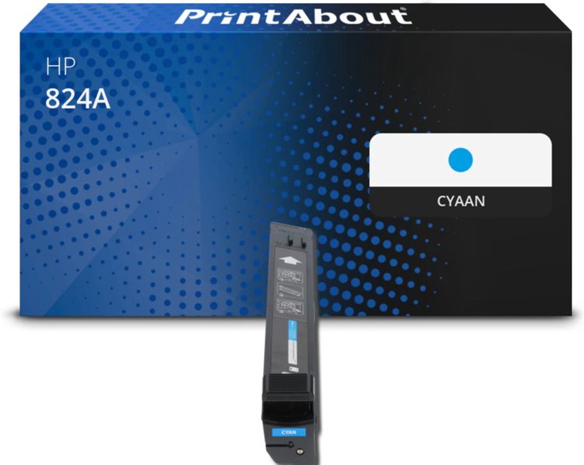 PrintAbout HP 824A (CB381A) toner cyaan