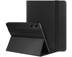 Rosso Element Hoes Geschikt voor Xiaomi Redmi Pad Pro / Poco Pad | Book Case | Volledige bescherming | Elastische band | Sleep/Wake functie | Met Penhouder | Verstelbare standaard | Zwart