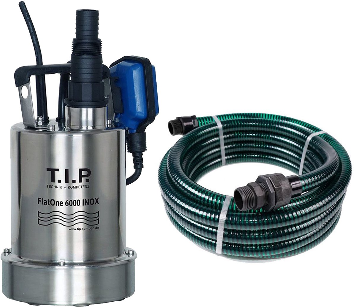 T.I.P. FLATONE 6000 INOX met afvoerslang 7 meter