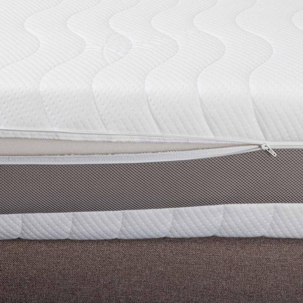 Matras traagschuim NASA-Bamboo op micro pocketveren 120x210 dikte 24 cm