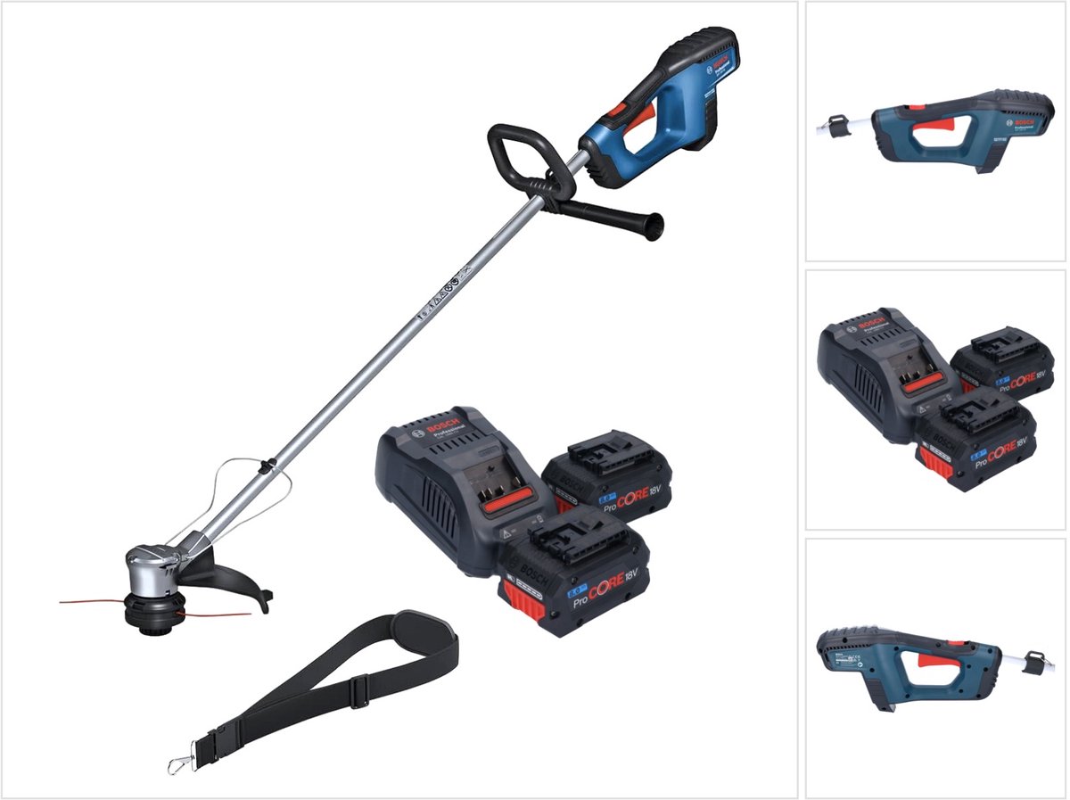 Bosch GRT 18V-33 Professionele accu grastrimmer 18 V 330 mm borstelloos + 2x ProCORE accu 8.0 Ah + lader