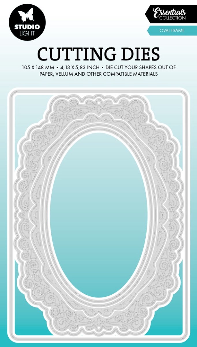 Cutting die Oval frame - Essentials nr. 1002