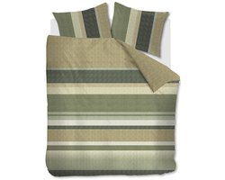 Beddinghouse Jorren dekbedovertrek - Lits-Jumeaux - 240x200/220 - Olijfgroen