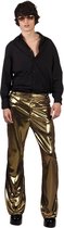 Jaren 80 & 90 Kostuum | Glimmend Gouden Discobroek Johnny Man | Medium / Large | Carnaval kostuum | Verkleedkleding