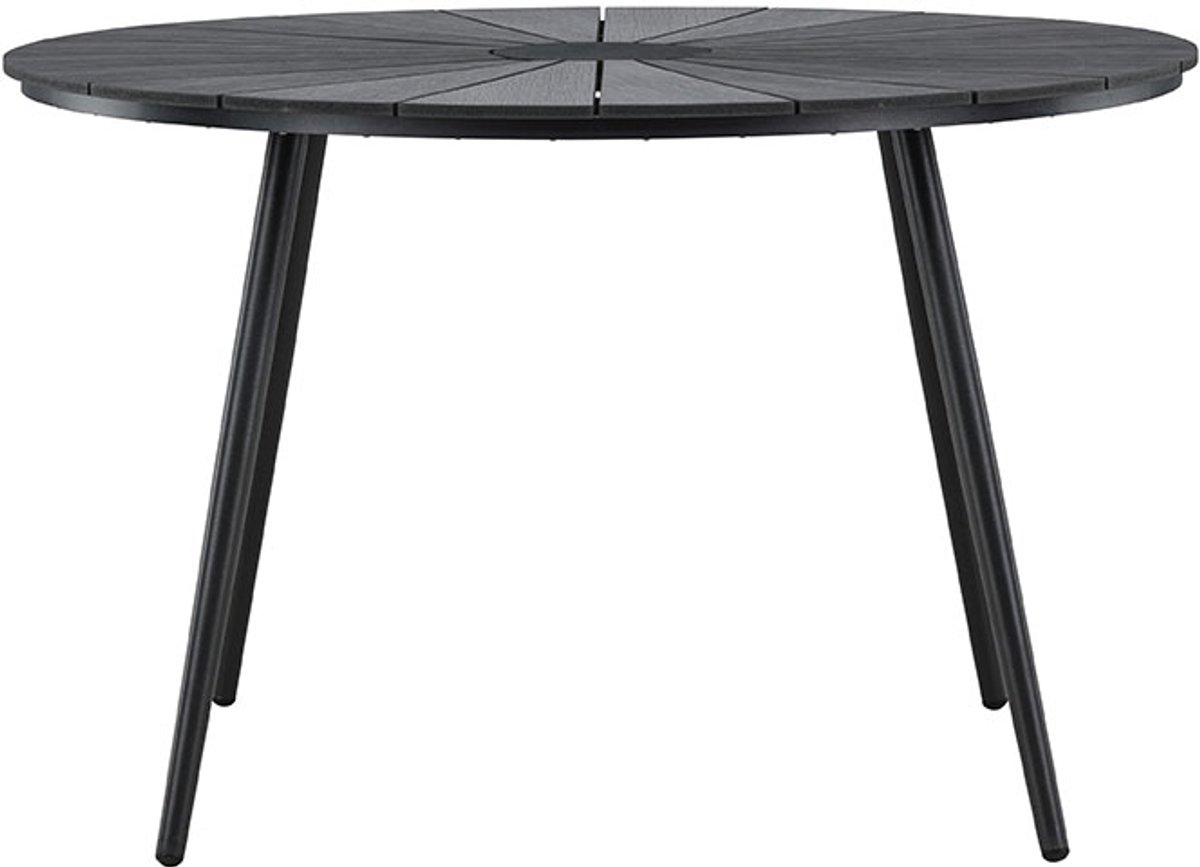 San Vito tuintafel Ø120cm zwart.