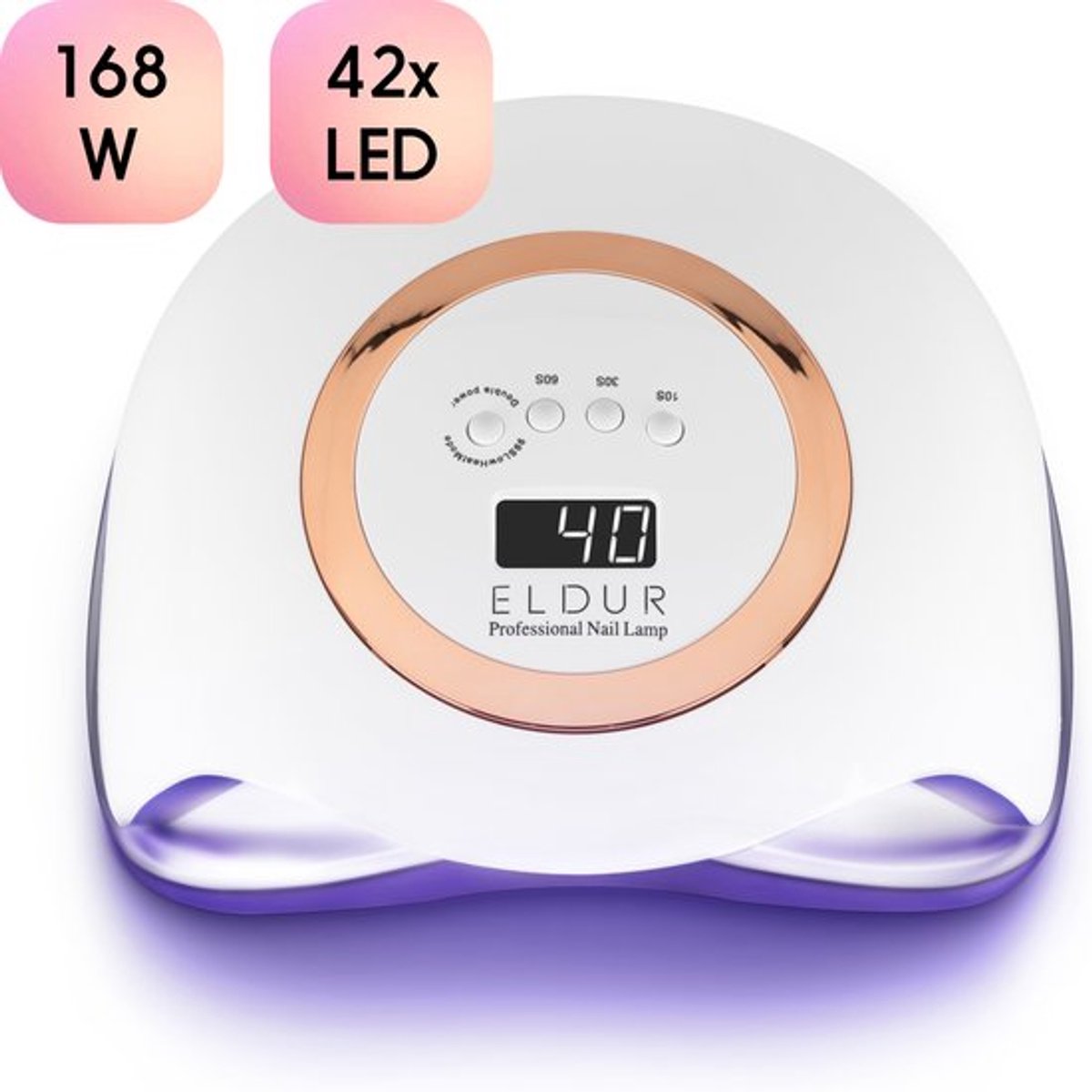 Eldur® Nageldroger - Nagellamp 168W - Gelnagels - UV Lamp Nagels - Led Lamp Nagels - Gellak Lamp — cadeau in Verzorging - foto 6
