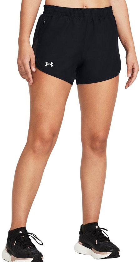 Under Armour UA Fly By Short Pantalon de sport pour femme - Zwart - Taille L
