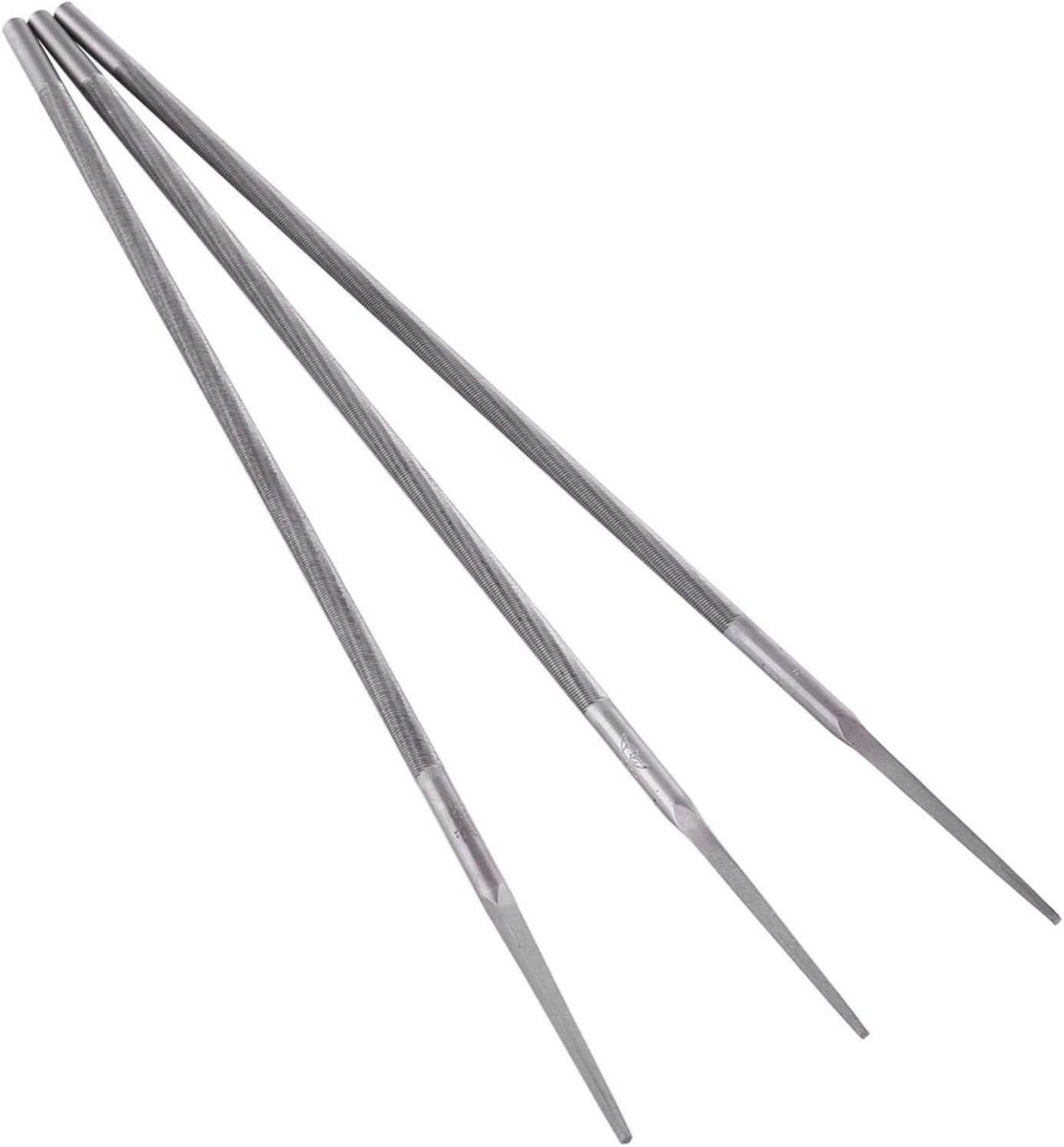 Image of 3 Stuks Universele Kettingzaagvijlen 5/32"(4 mm) 3/16"(48 mm) 7/32"(55 mm) - Ronde Vijlen voor het Slijpen van Kettingzaagbladen