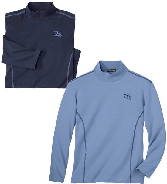 ATLAS FOR MEN - Set van 2 piquépolo’s Islands Sailing - Heren ATLAS FOR MEN - Set van 2 piquépolo’s Islands Sailing - Heren