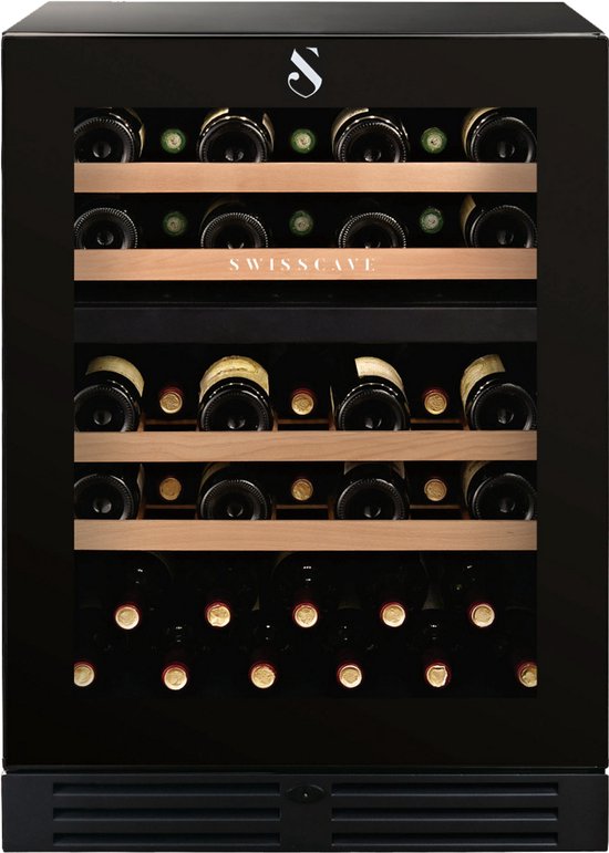 SWISSCAVE WLB-160DF Wijnkoelkast 2-zone voor 40 Flessen - SWISSCAVE - €2.436,00