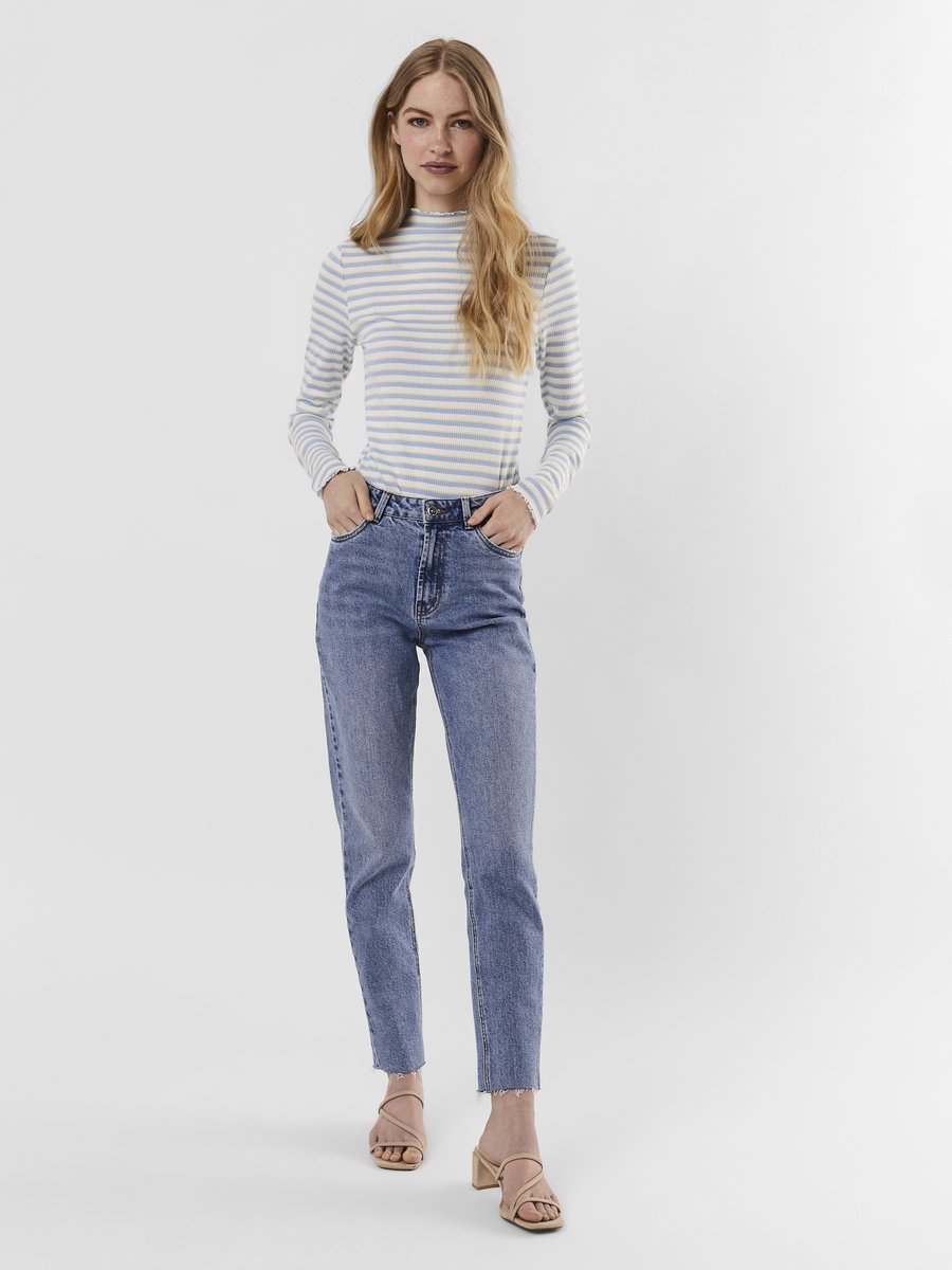 Vero Moda VMBRENDA HR STRAIGHT A CUT GU384 GA NOOS Vrouwen Jeans - Maat W29 X L30