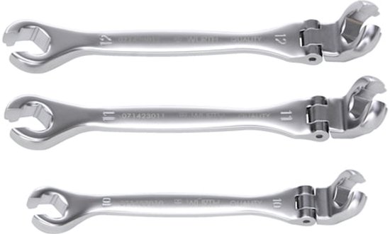 Wurth - Clé polygonale double ouverte métrique 3 pièces avec POWERDRIV® - Clé polygonale double ouverte métrique 3 pièces avec POWERDRIV® x 1 pc Largeur de clé 10 mm