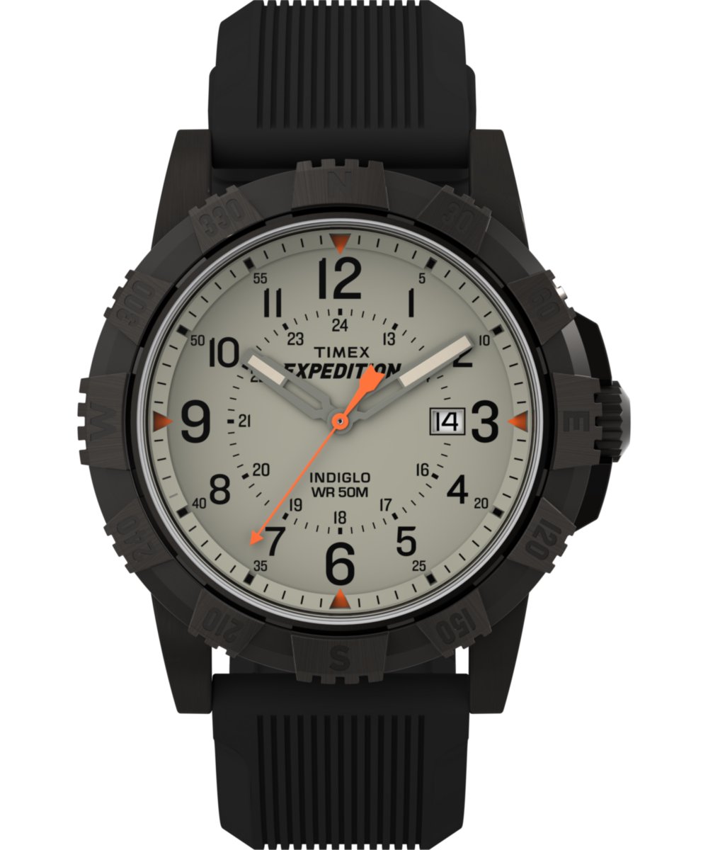 Timex Expedition North Ridge TW4B32200 Horloge - Siliconen - Zwart - Ø 45 mm