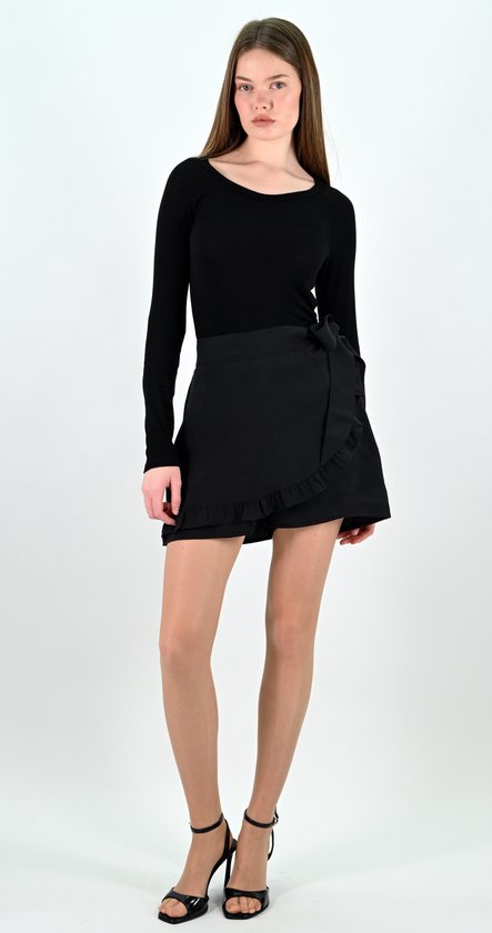 YesMooi - Broekrok - Dames Skort - Zwart - M (38)