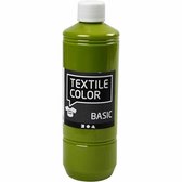 Peinture textile - Kiwi - Vert - 500 ml - Pigment
