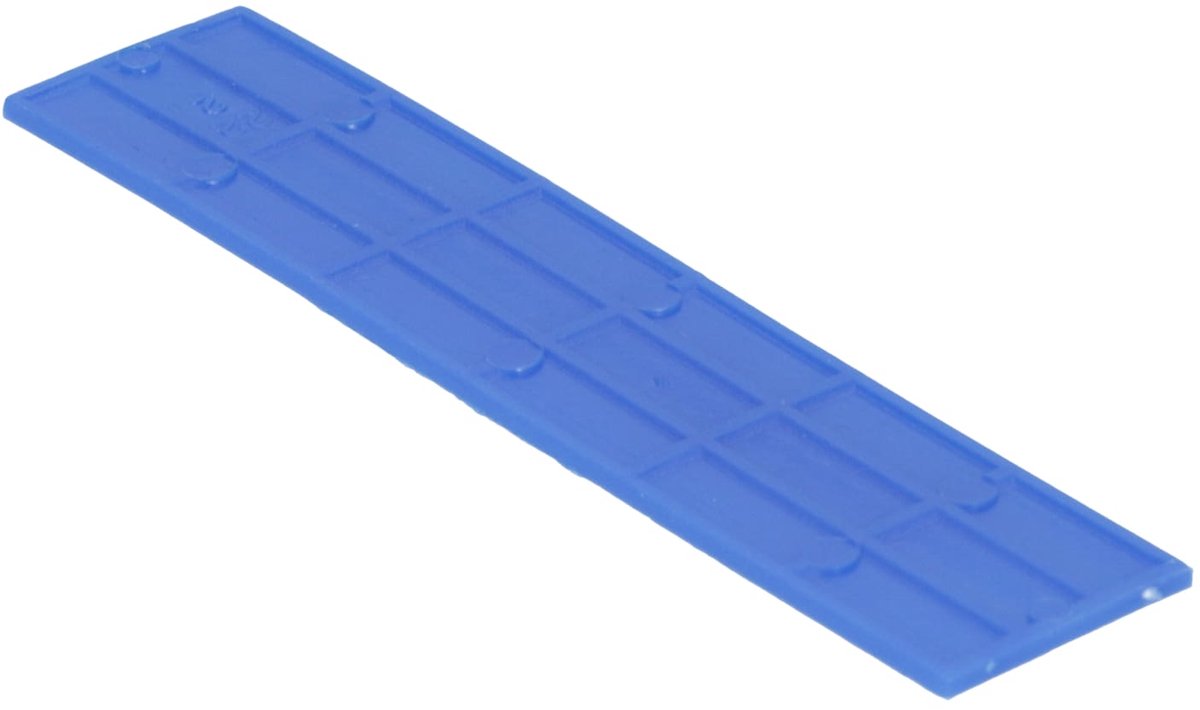 Glasblokjes 22 mm breed | 2 mm dik Blauw | Per 100 stuks