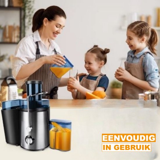 Juicer Tavien - 900W - Centrifugale Sapcentrifuge - Hele Groenten en Fruit - 65mm Brede Sapcentrifuge Extractor - 2 Versnellingen - 500ml van Merkloos — afbeelding 4