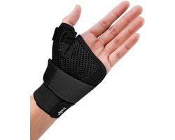 Trebin Duimbrace Links en Rechts - Universeel - Artrose - Osteoartritis - Duimbandage - One Size - Zwart