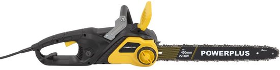 Powerplus Elektrische Kettingzaag POWXG10027 - Elektrische snoeizaag van 2700 W, zaagblad van 45 cm, automatische kettingsmering, tuingereedschap van Powerplus — afbeelding 3