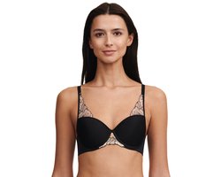 Chantelle Pulp - Tattoo Love - Dames - Voorgevormde bh - Zwart/Golden Beige