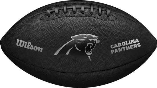 Ball Wilson NFL Team Metallic Premiere Carolina Panthers, unisexe, Zwart, ballons de football américain, taille : 9