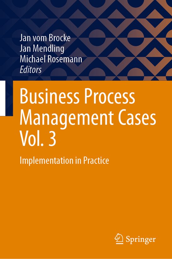 Business Process Management Cases Vol. 3 - cover