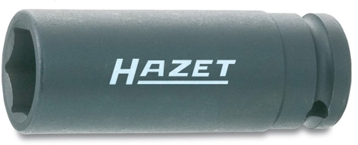 HAZET Krachtdopsleutel 900SLG-18 · 1/2 inch (12,5 mm) vierkant hol · Buiten-zeskant-tractieprofiel · SW 18 mm