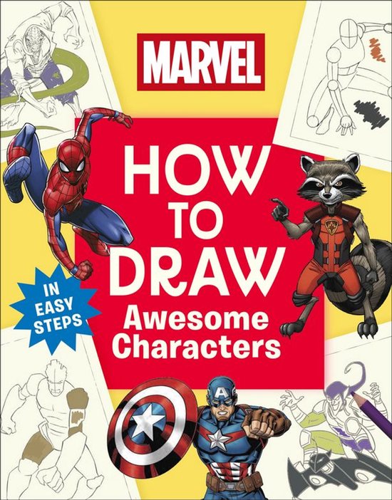 Marvel How to Draw Awesome Characters - cover