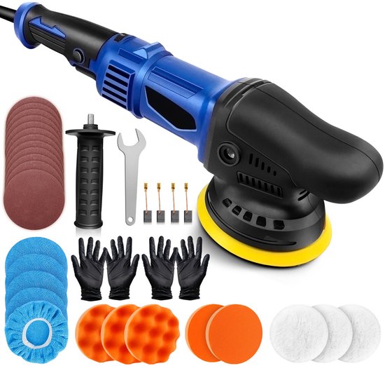 Polijstmachine Vireo - 5000 W - Dual-action excentrische autobuffer - 6 ...