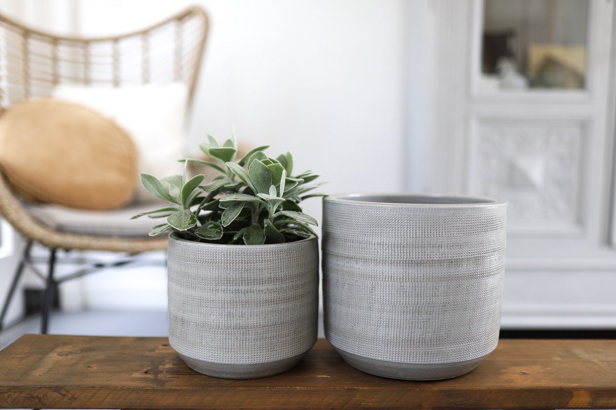 Taupe Pot Lagos D16 x H14