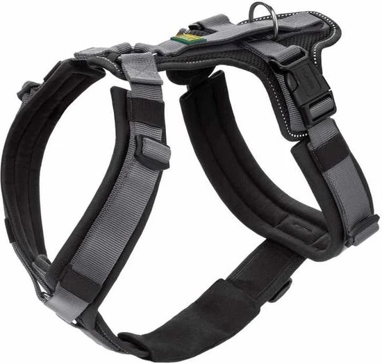 Hunter - Hondentuig - Maldon - Paniekharnas - Anti - Trek Harnas - Veiligheidsharnas - Perfecte Pasvorm - Zwart - Maat L - 69-105 cm