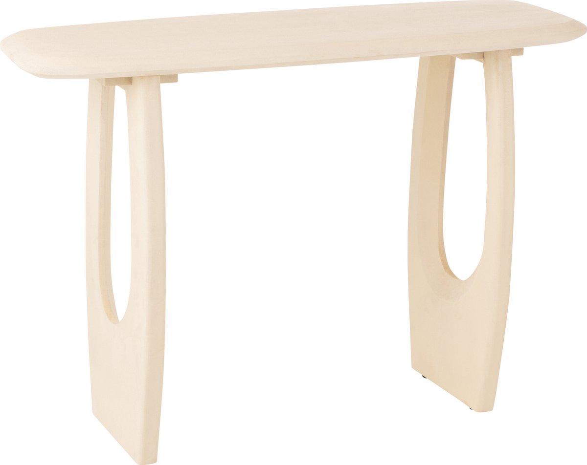 J-Line console Mark - hout - wit