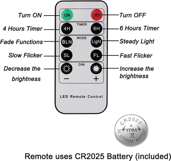 Echosari 12 Oplaadbare Theelichtjes – Met Timer En Afstandsbediening, Flikkerend Led, USB-laadstation 3 miniatura