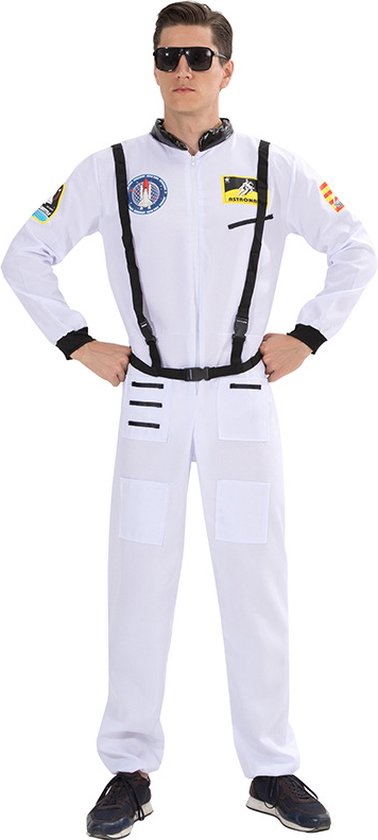 Joya Kids® Costume d'astronaute Adultes | Costume de science-fiction et de l'espace | Homme en combinaison spatiale astronaute de la Nasa | Déguisements | Déguisements | Taille M