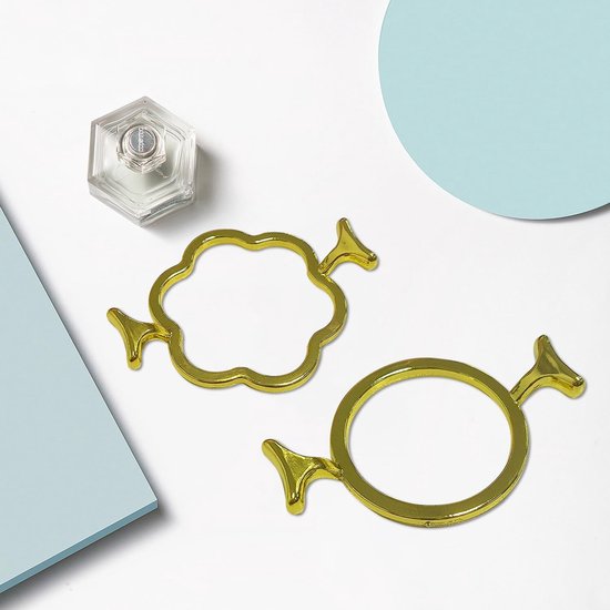 Metalen waszegelvorm, 7 stuks was-zegelvormen voor enveloppen, ronde waszegelvormen voor doe-het-zelf handwerk, bruiloft, uitnodigingen, kaarten, geschenkverpakking