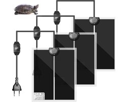 3-Pack Terrarium Warmtemat 5W 15x14cm met Temperatuurregeling voor Reptielen en Schildpadden