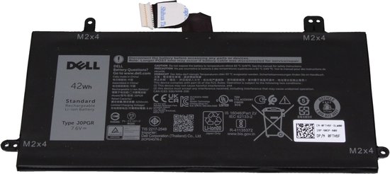 Dell 0FTH6F Batterij - 42Wh - 7.6V