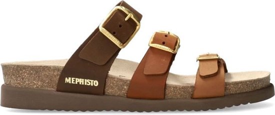 Mephisto Alinda Bruin - Schoenen Platte sandalen Dames € 123,95