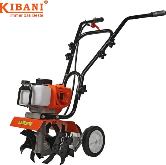 Kibani Mini Grondfrees Benzine - Inclusief Kroon Olie - 52cc - 30CM breedte - 2.0PK - Tuinfrees - Tuinfrees Benzine - Bodemfrees - Tuinploeg - Grondfreesmachine van Kibani — afbeelding 5