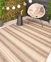 Tapis extérieur rayures - Coastal Path beige 160x230 cm
